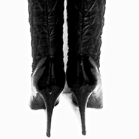 Viktor&Rolf Quilted Knee High Boots NWOB - Picture 1 of 7